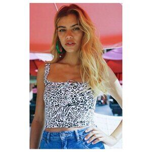 WITH JEAN Victoria Corset Top in Wild Child